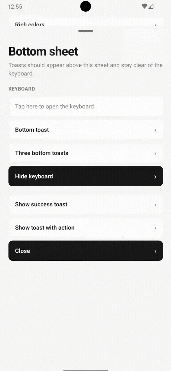Keyboard — Android